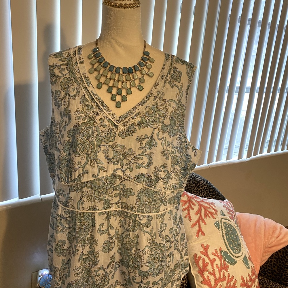 Eddie Bauer W Shirt Dobby SL Print